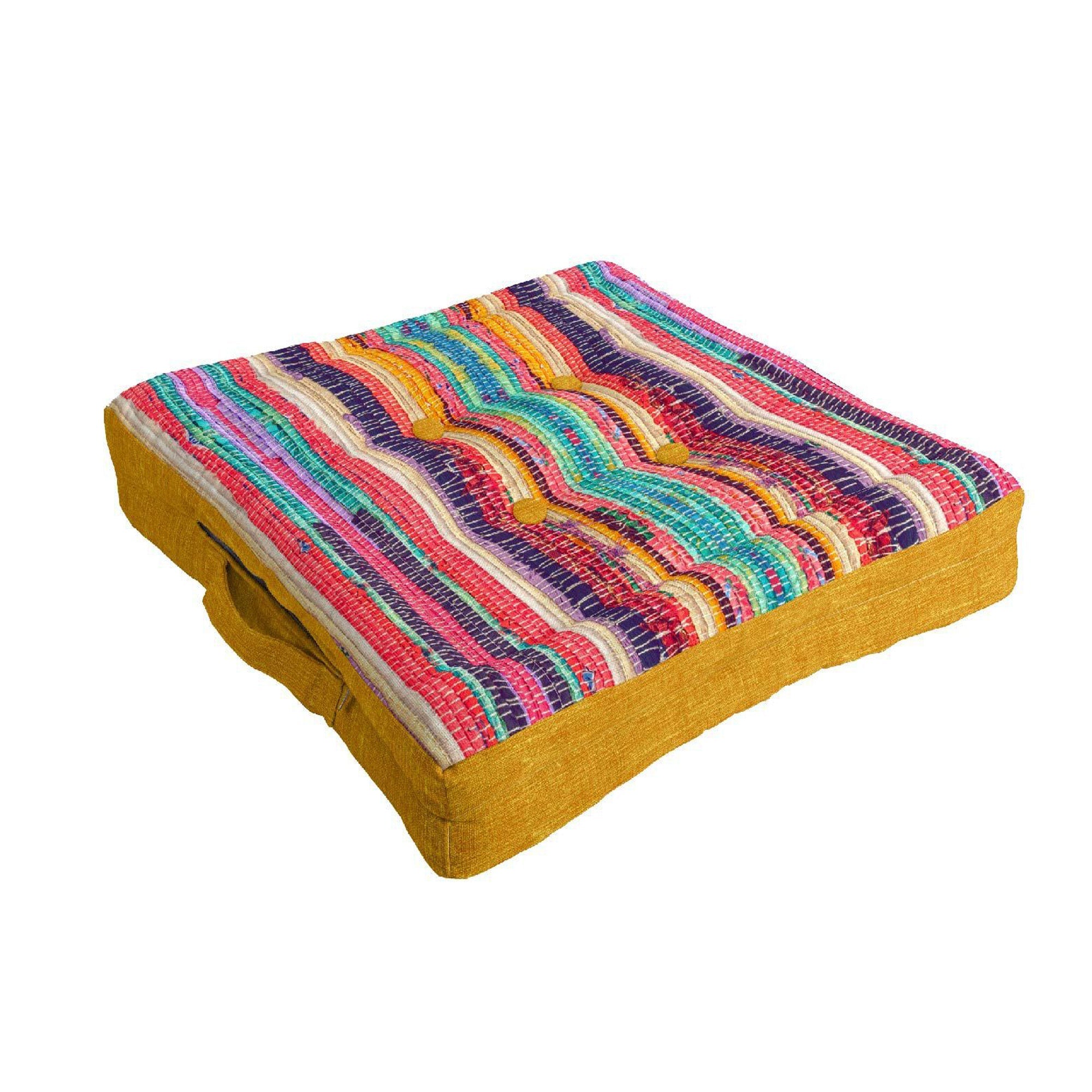 Imagen de Cojín para sillas Cojín para Silla Tamaño 60x60x10cm en color Amarillo de Meishida